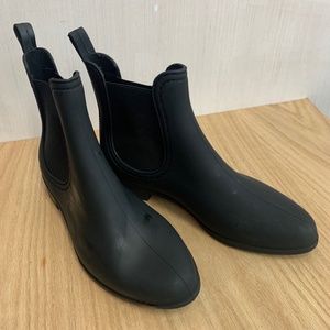 NEW JC Play Nordstrom Black Rain Boots Size 9